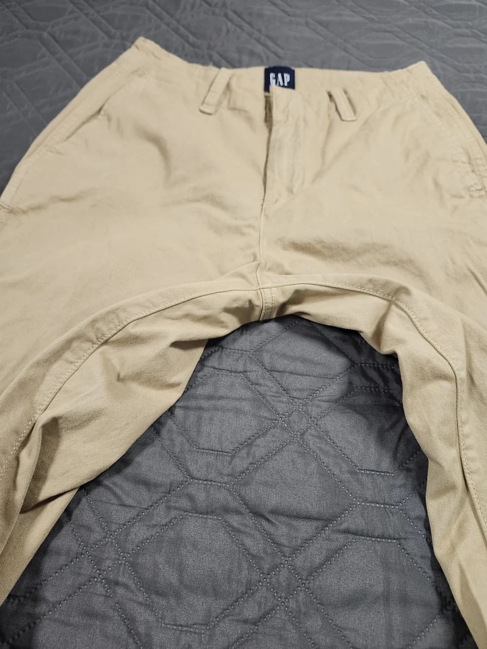Gap Beige chino pants classic straight-leg cut Boys Size 4
